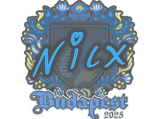 Item Sticker | nicx | Budapest 2025