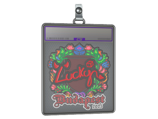 Item Sticker Slab | Lucky (Embroidered) | Budapest 2025