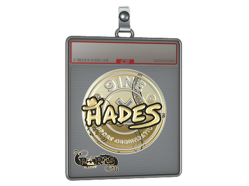 Item Sticker Slab | hades (Gold) | Paris 2023