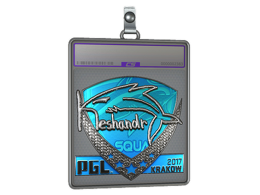 Item Sticker Slab | keshandr (Foil) | Krakow 2017