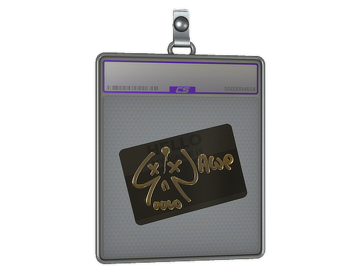 Item Sticker Slab | Hello AWP (Gold)