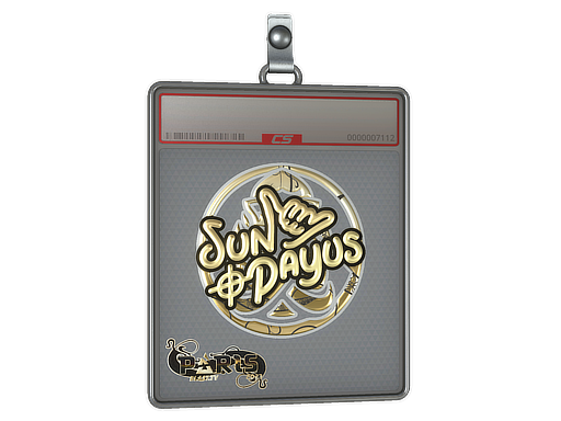 Item Sticker Slab | SunPayus (Gold) | Paris 2023