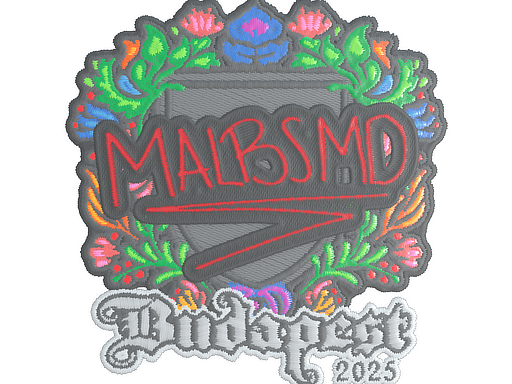 Item Sticker | malbsMd (Embroidered) | Budapest 2025