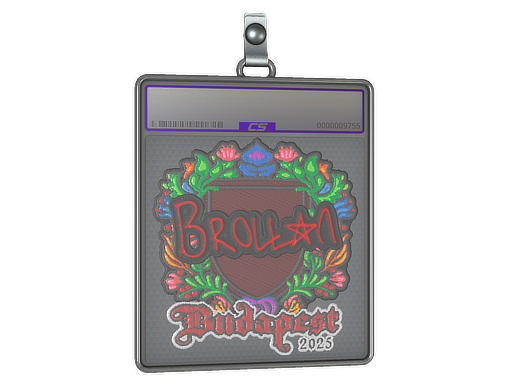 Item Sticker Slab | Brollan (Embroidered) | Budapest 2025