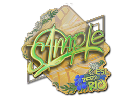 Item Sticker | s1mple (Holo) | Rio 2022