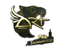 Item Sticker | arT (Gold) | Stockholm 2021