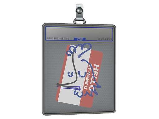 Item Sticker Slab | Hello AK-47