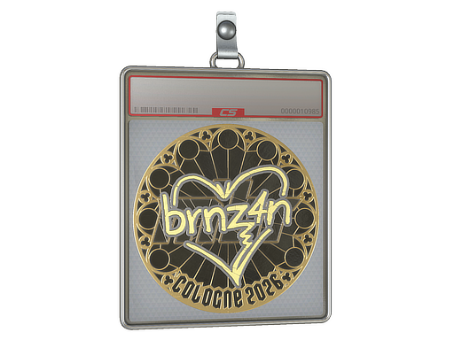Item Sticker Slab | brnz4n (Gold) | Cologne 2026
