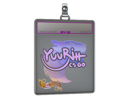 Item Sticker Slab | yuurih (Holo) | Paris 2023