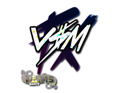 Item Sticker | v$m (Glitter) | Paris 2023