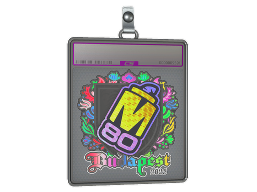 Item Sticker Slab | M80 (Holo) | Budapest 2025