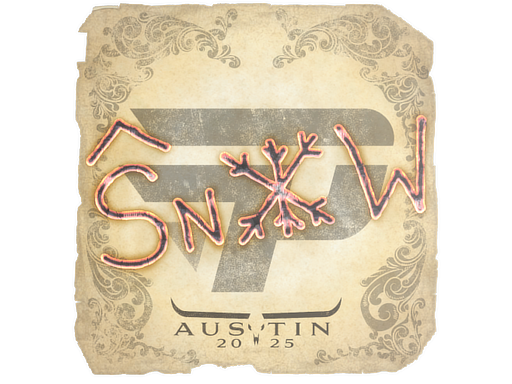 Item Sticker | snow | Austin 2025