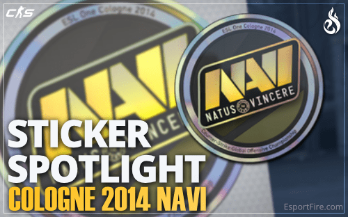 Thumbnail of article Crafts, Prices & Supply Cologne 2014 Natus Vincere (Holo) - Sticker Spotlight #70
