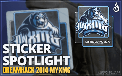 Thumbnail of article Sticker Spotlight DreamHack 2014 myXMG crafts, price and supply