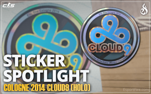 Thumbnail of article Cologne 2014 Cloud9 (Holo) sticker, price, crafts and market trend!