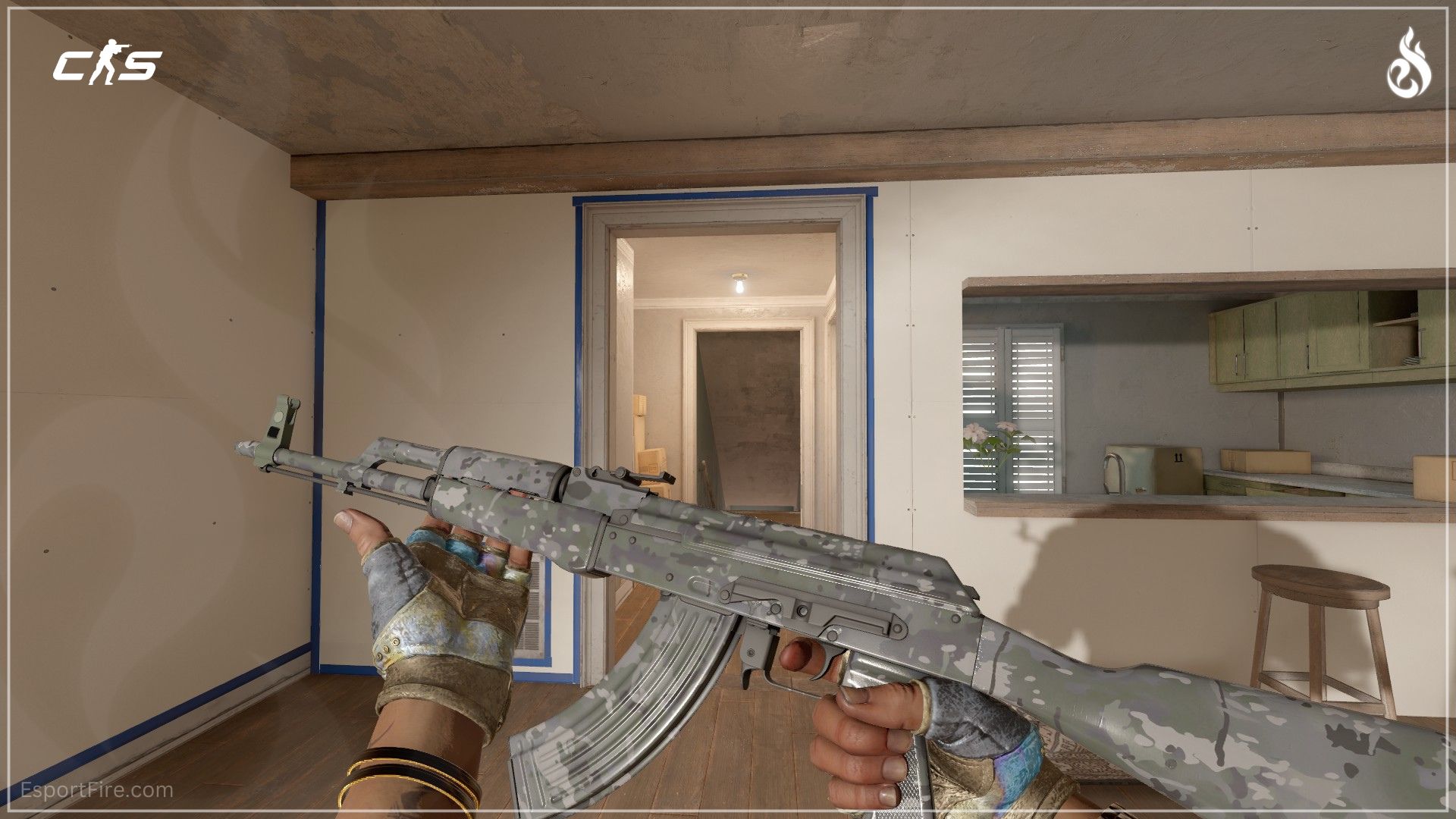 Budget CS2 AK skins 2026 Grey Black AK skin CS