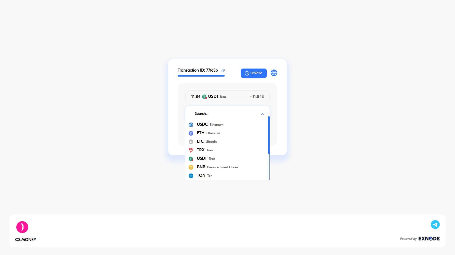 Can you pay with Crypto on CSMONEY?