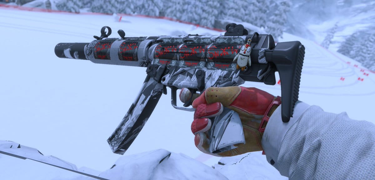 MP5-SD Snow Splash Sticker Craft