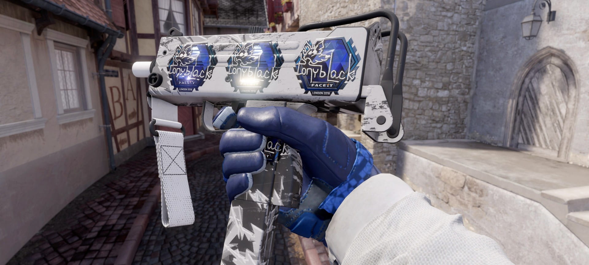 MAC-10 Snow Splash Sticker Craft