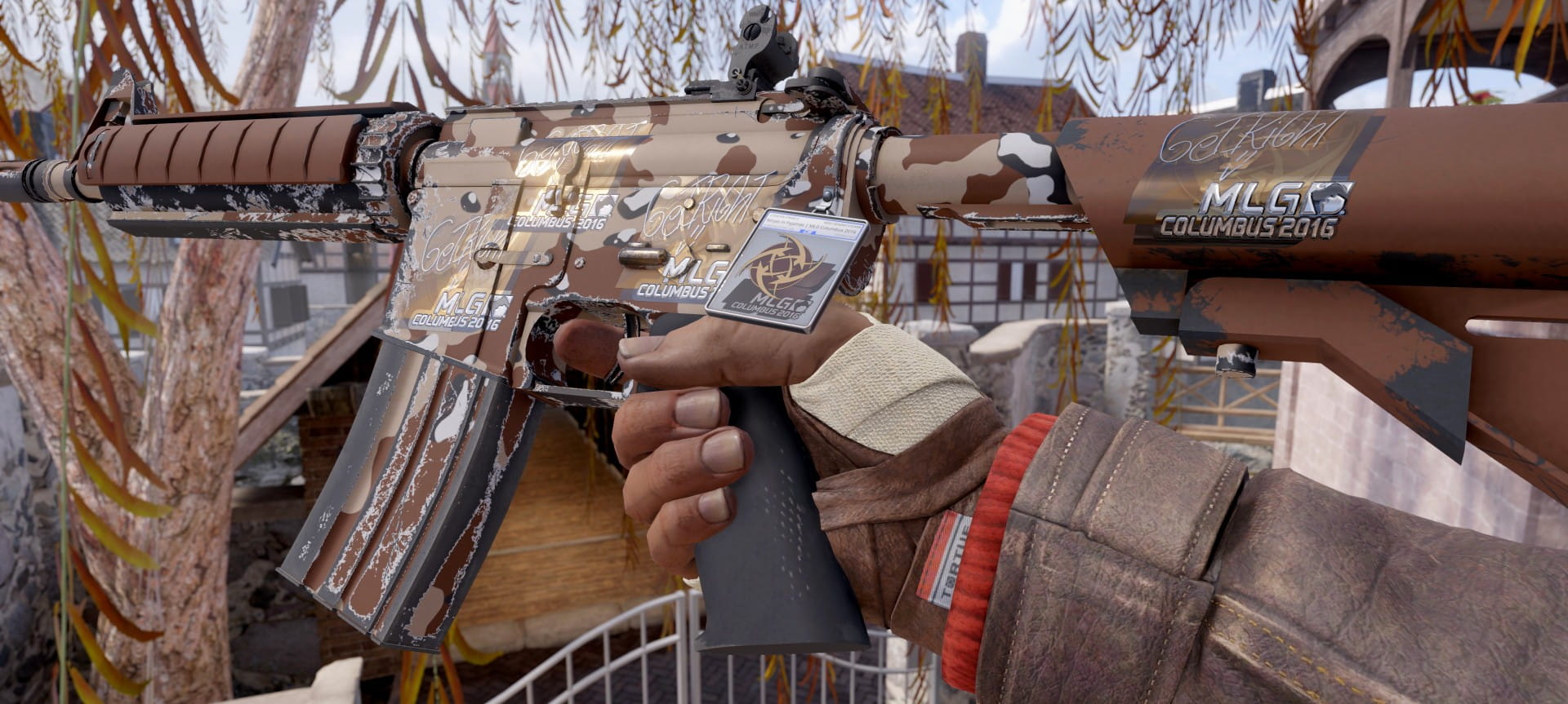 M4A4 Desert Storm Sticker Craft