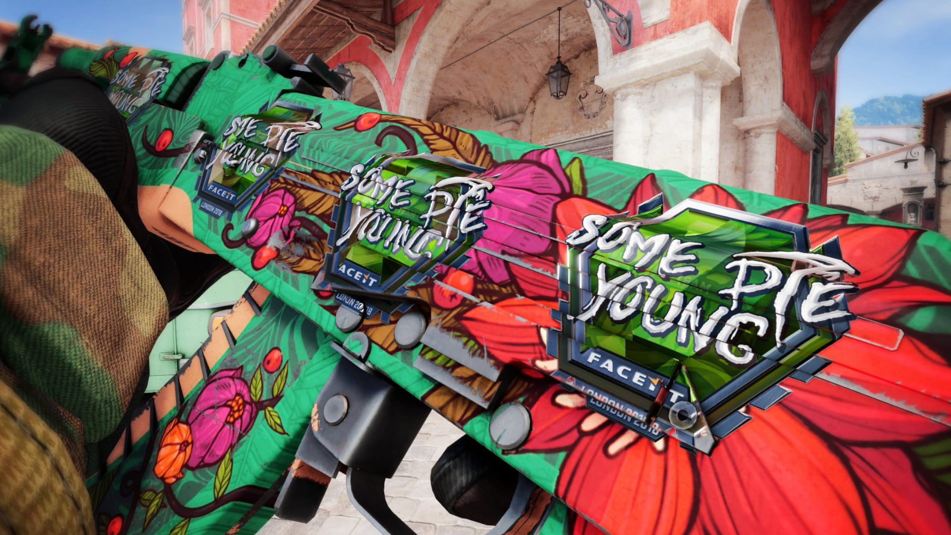 AK-47 Wild Lotus Sticker Craft