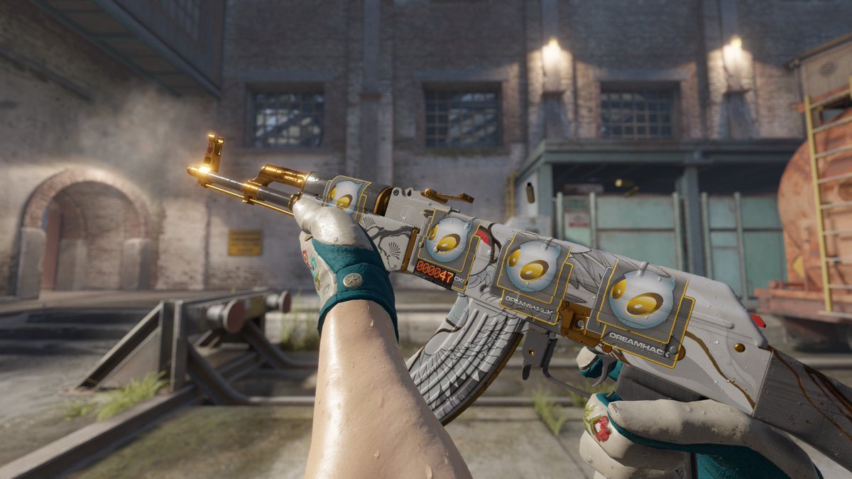 AK 47 Crane Flight sticker craft 4x Team Dignitas DreamHack 2014 community craft