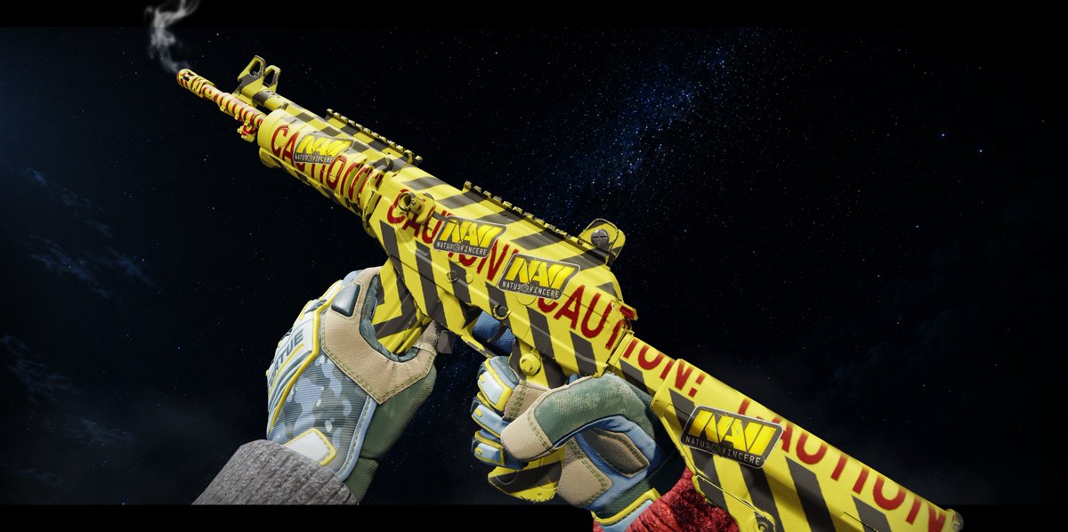 Galil AR Caution sticker craft EsportFire community craft
