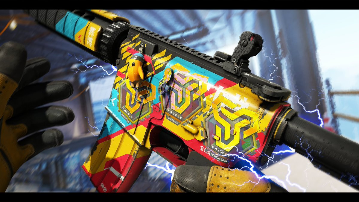 M4A4 Cyber Security CS2 community sticker craft