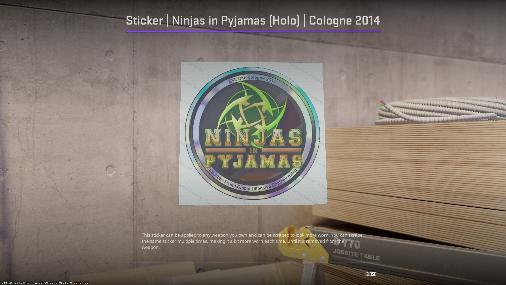 Cologne 2014 Ninjas In Pyjamas (Holo)