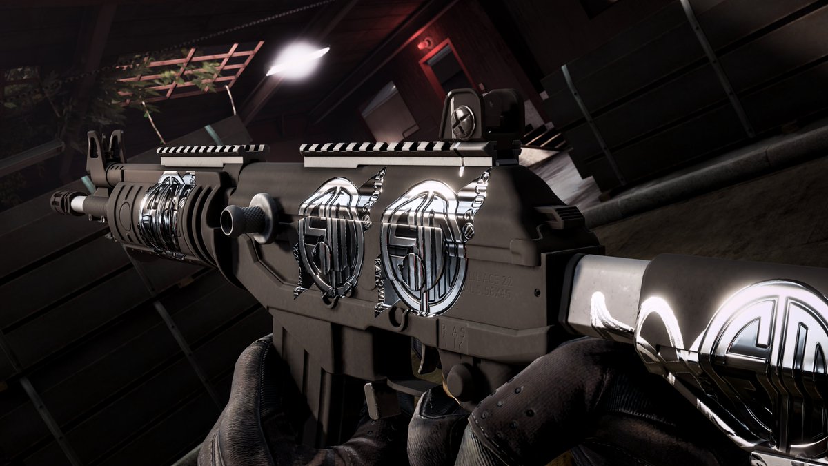 Galil AR Metallic Squeezer Sticker Craft