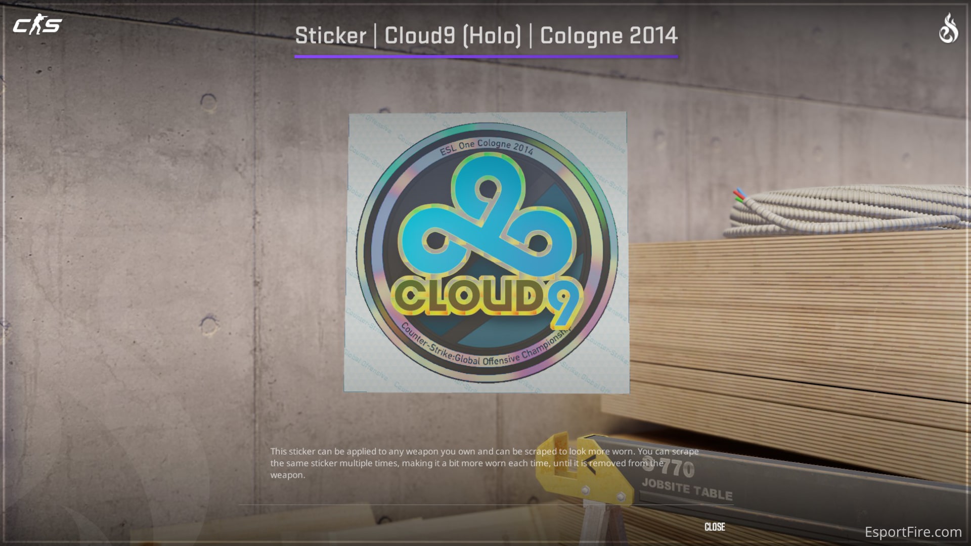 Cologne 2014 Cloud9 (Holo) sticker