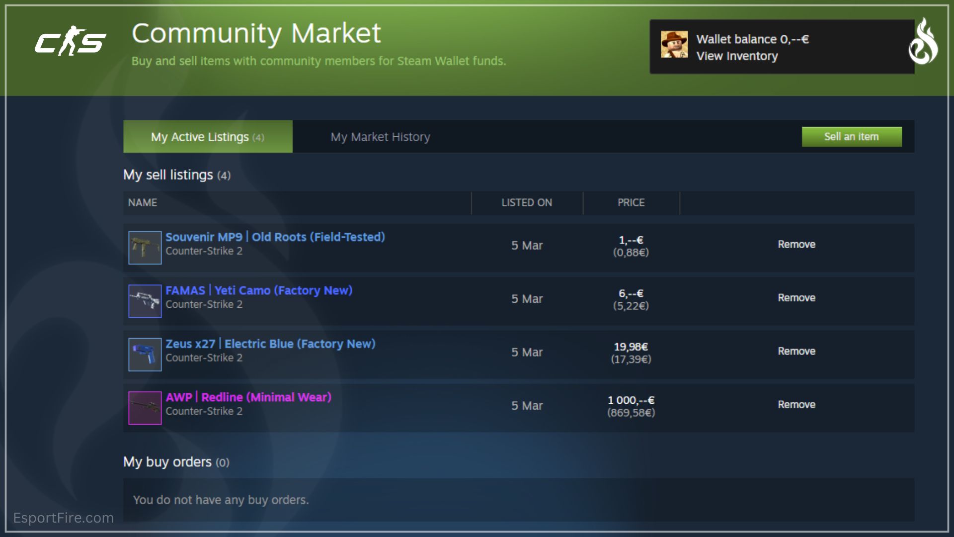 CS2 Update Steam Community Market update Listed Counter-Strike 2 skins now still playable and equipable ingame 2026 change