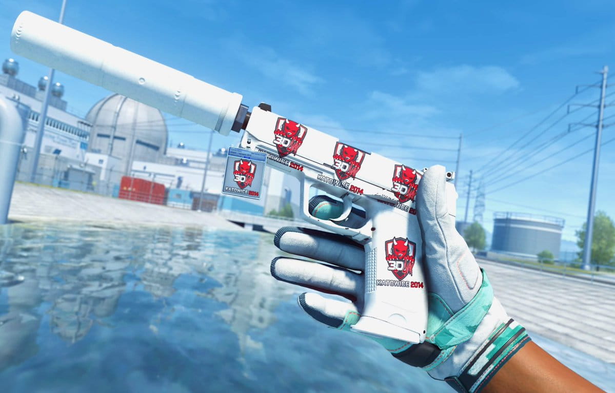 USP-S Whiteout Sticker Craft