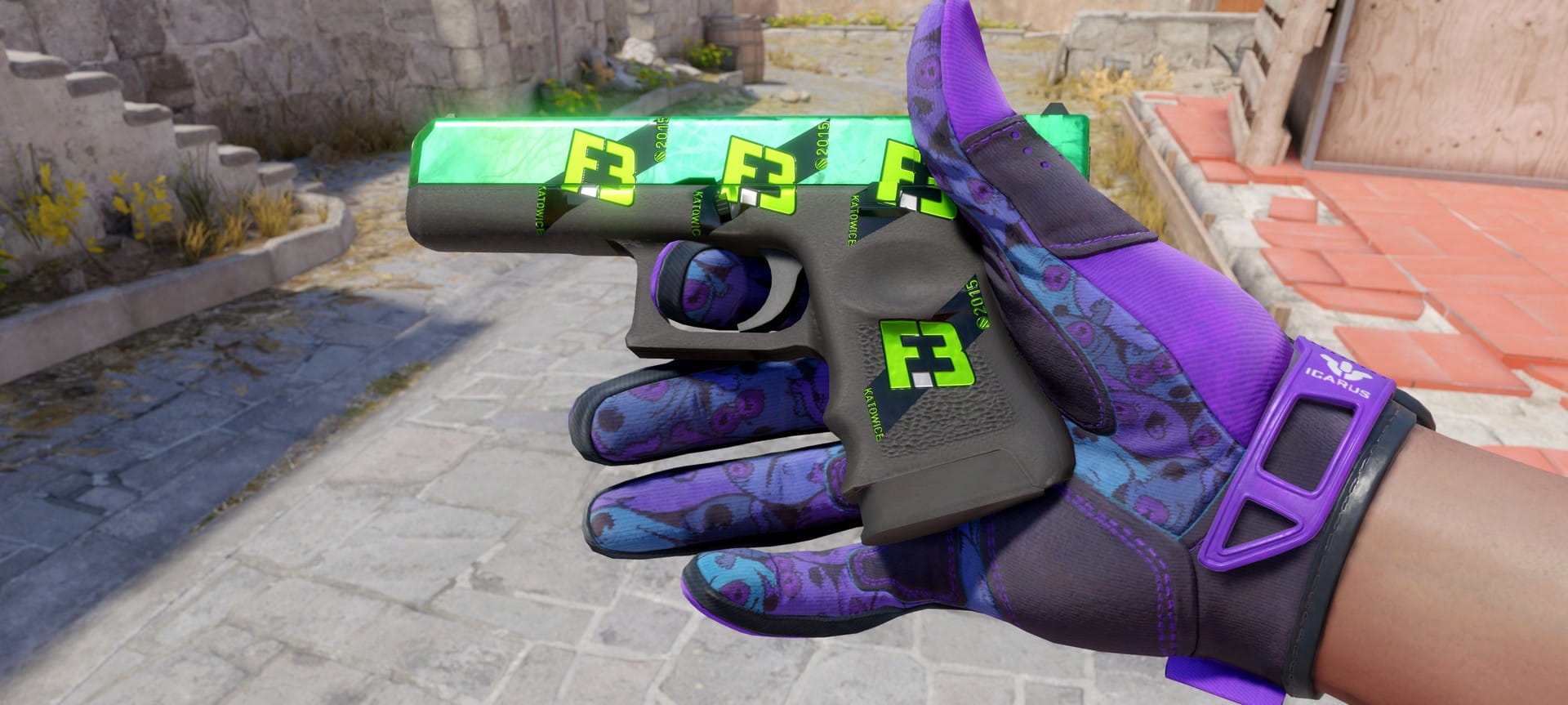 Glock-18 Gamma Doppler (Emerald) Sticker Craft