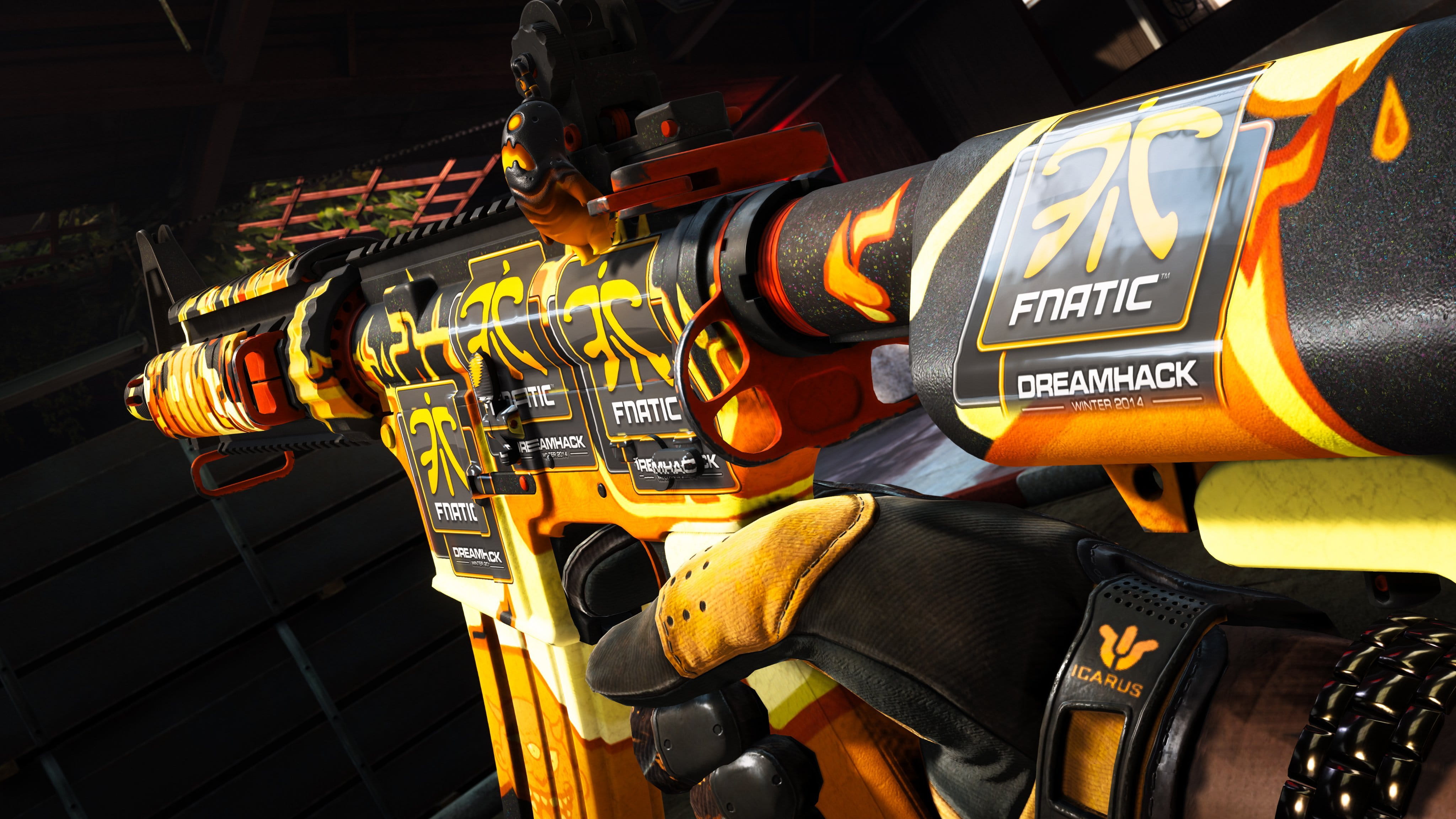 M4A4 Hellish Sticker Craft