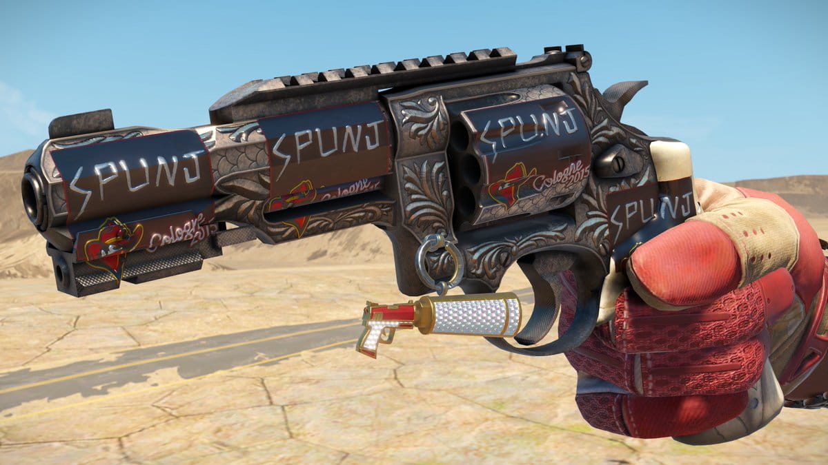 R8 Revolver Inlay Sticker Craft