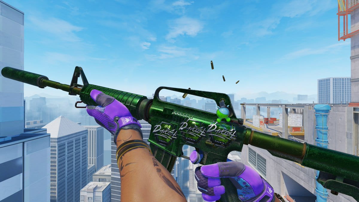 M4A1-S Electrum Sticker Craft