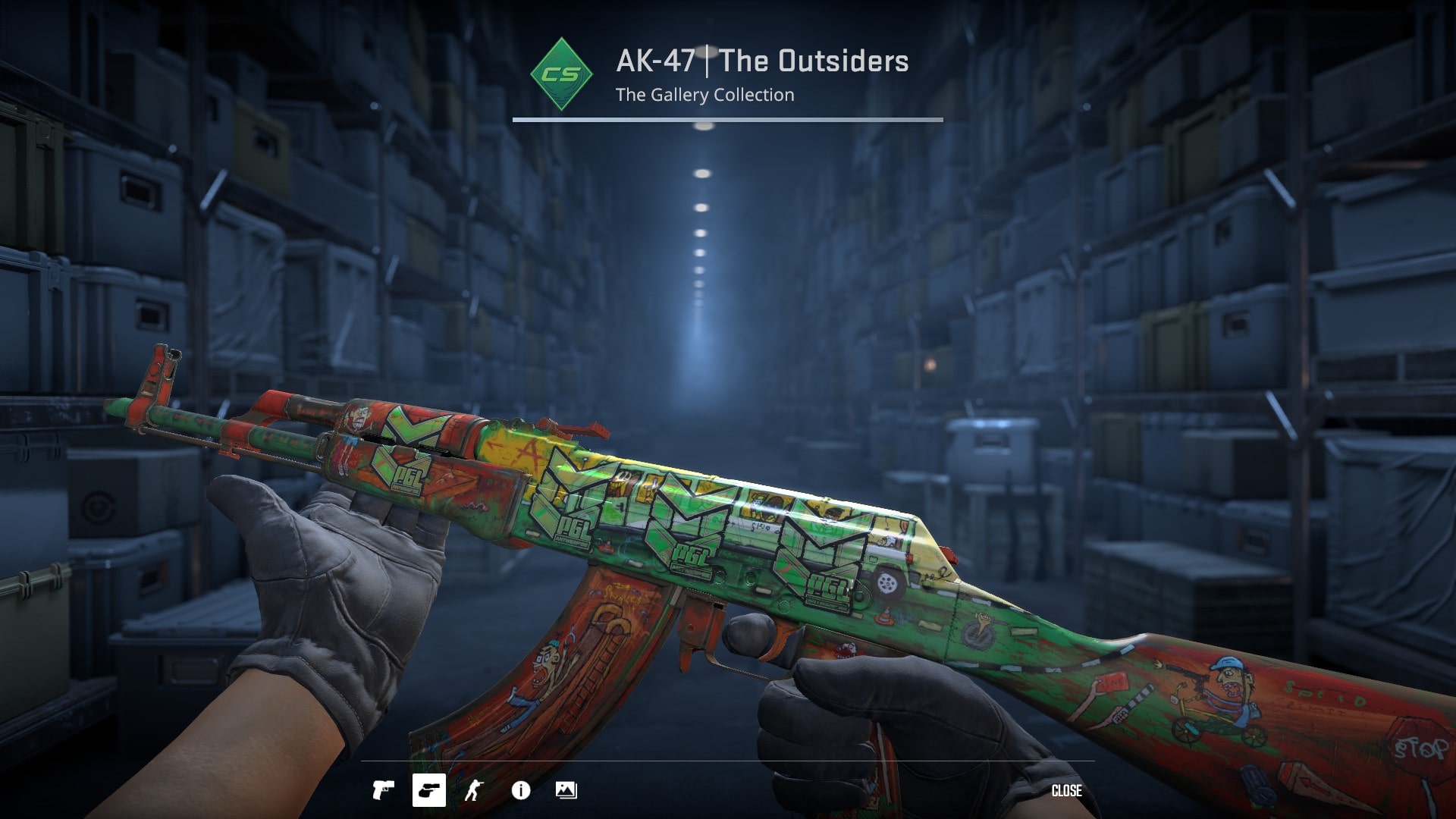 AK-47 | The Outsiders Sticker Craft