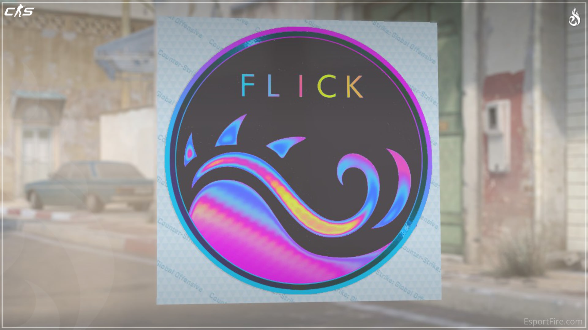 Best Purple Stickers for crafts - Miami Flick (Holo)