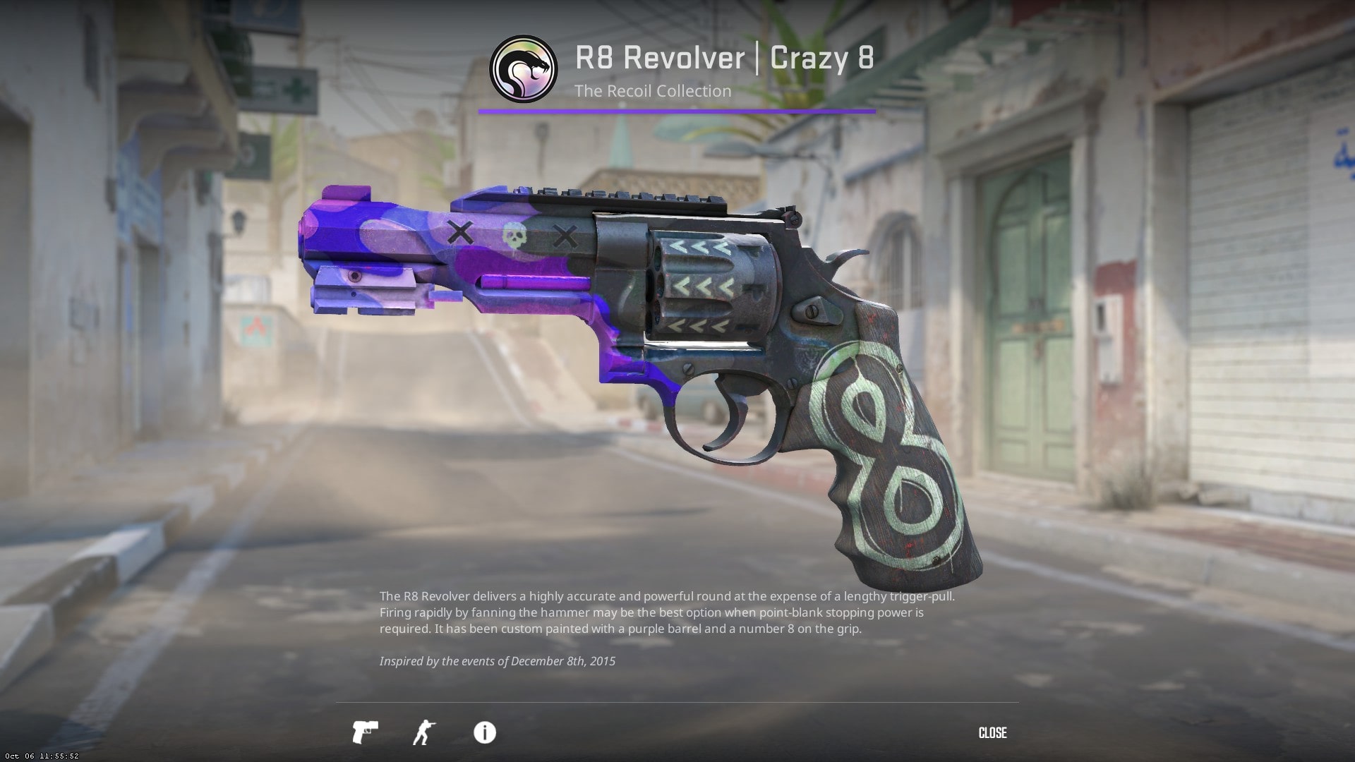 Cheap CS2 Skins Under USD 1 R8 Revolver | Crazy 8