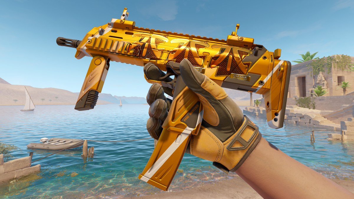 MP7 Amberline Sticker Craft