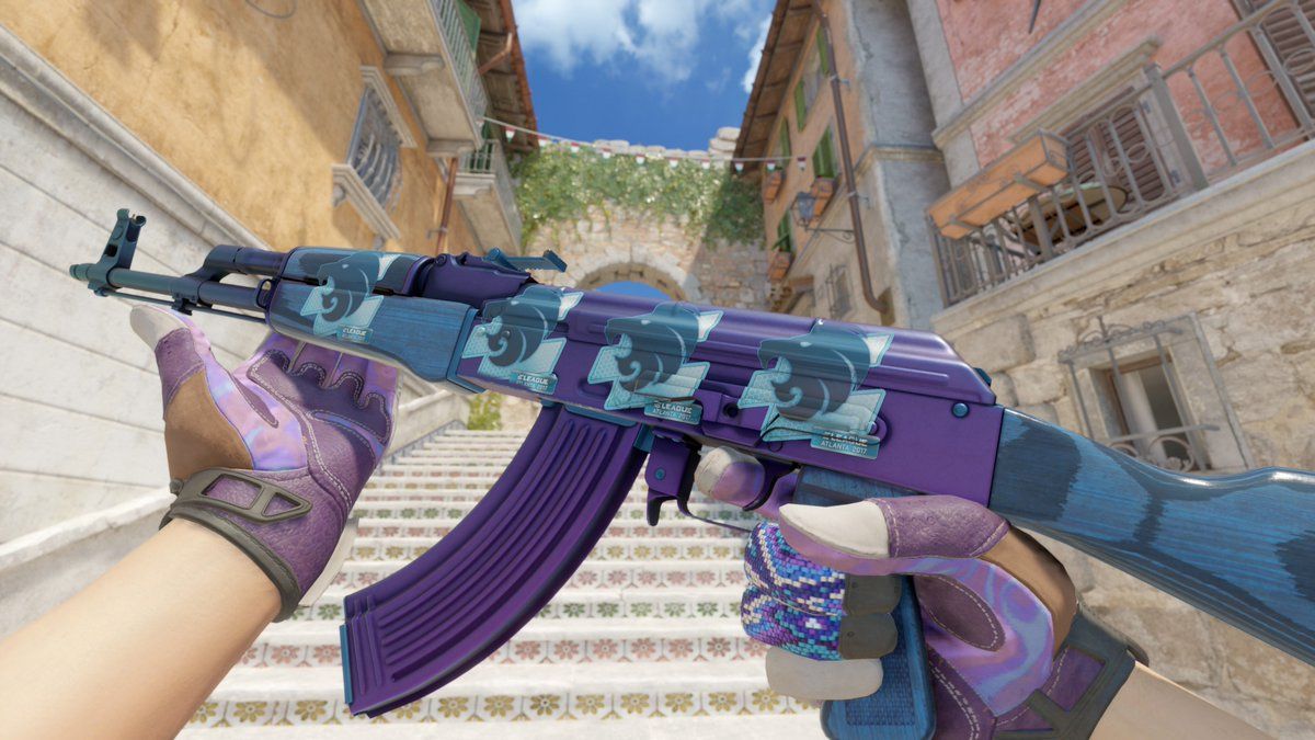 AK-47 Midnight Laminate Sticker Craft