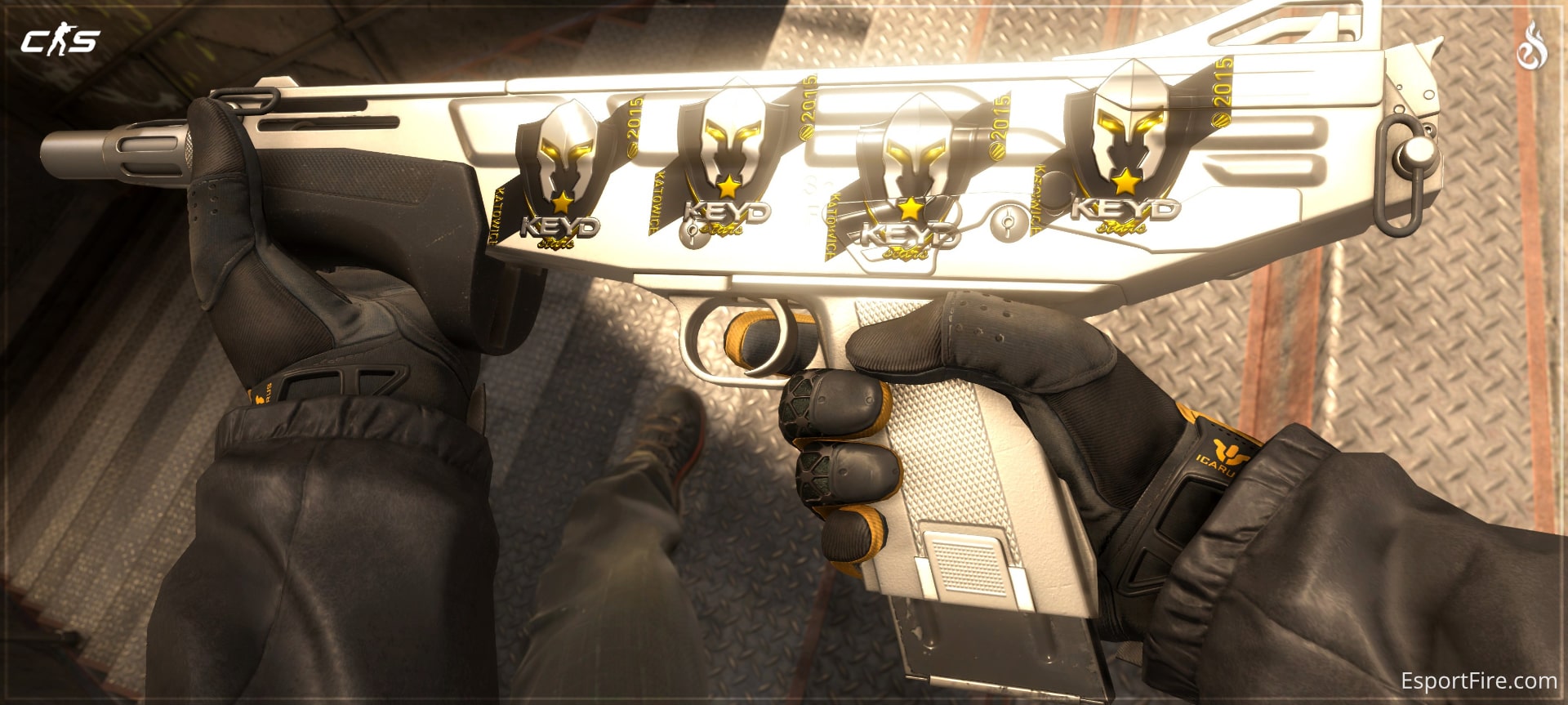 MAG-7 Silver Sticker Craft