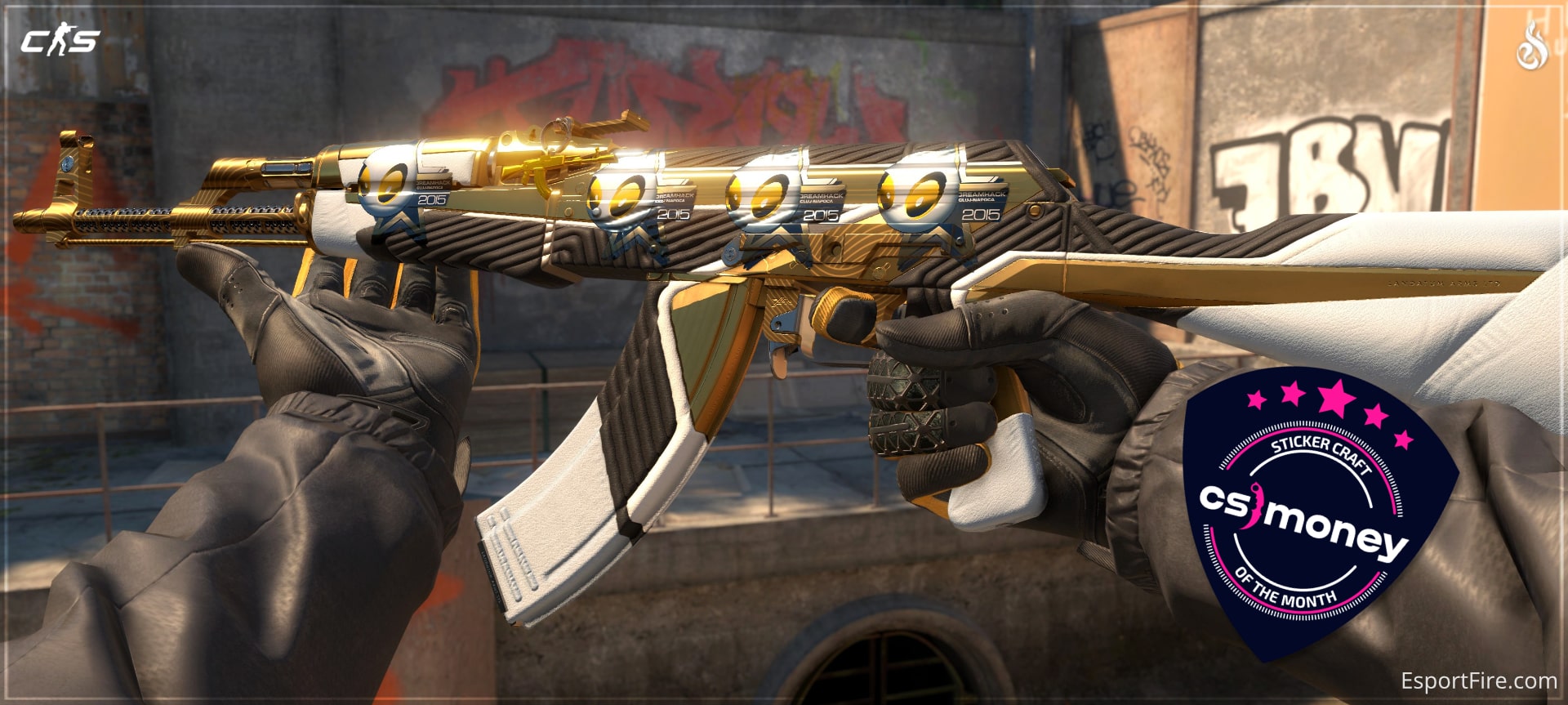 AK-47 The Oligarch Sticker Craft