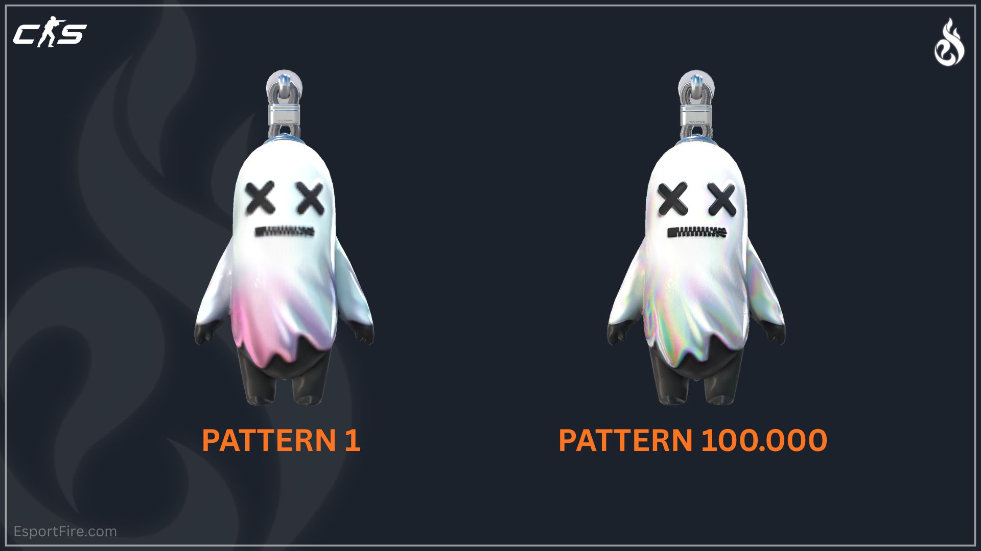All charms and best patterns for Lil Boo CS2 ghost charm pearlescent charm guide lil boo best pattern Counter Strike 2 charm guide