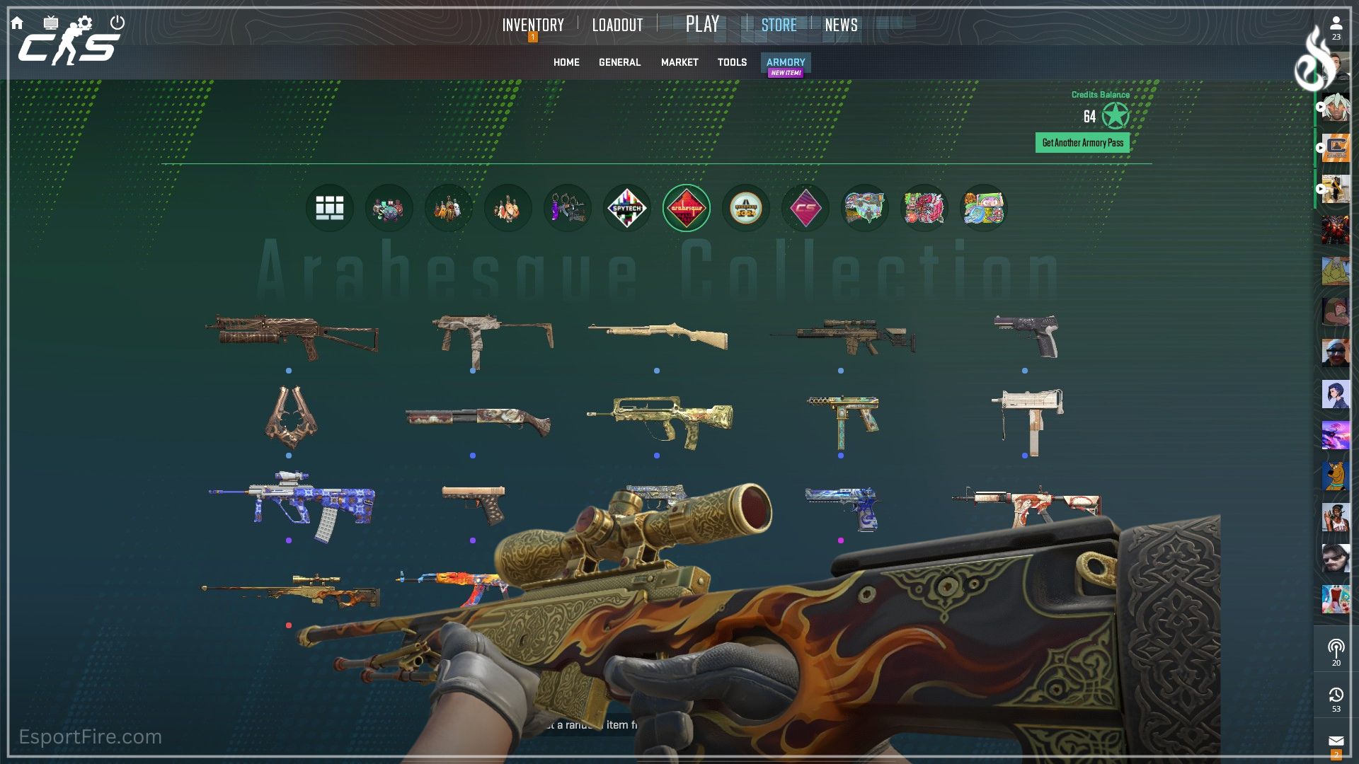 brand new CS2 Arabesque Collection new Armory skins release