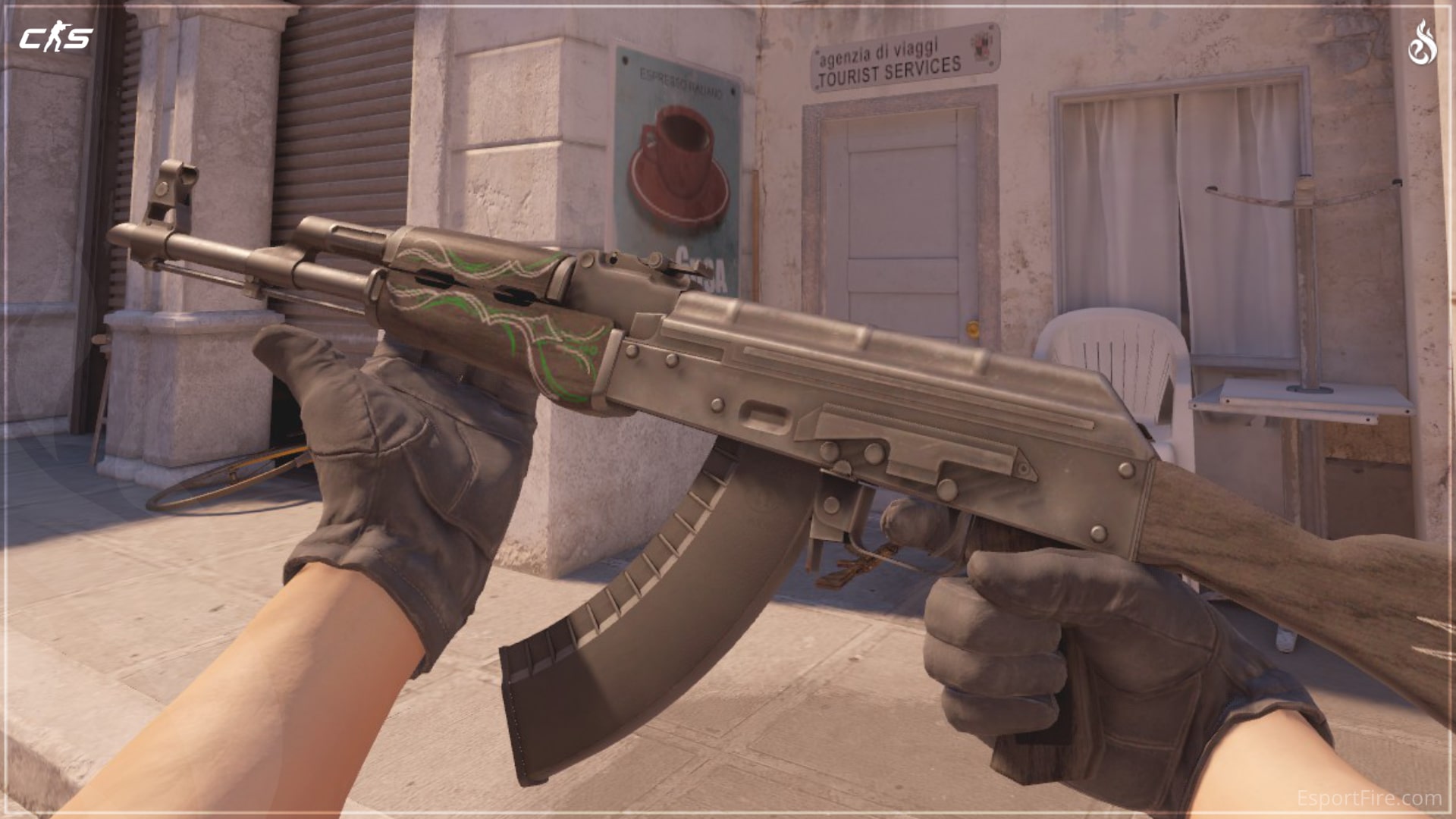 Cheapest AK-47 Skins In CS2 Emerald Pinstripe