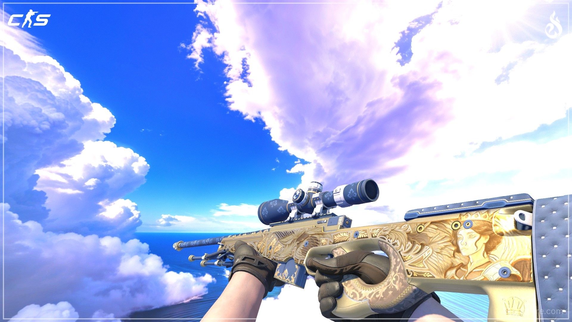 Best CS2 skins for your loadout best AWP AWP Queen's Gambit Gold CS2 skin