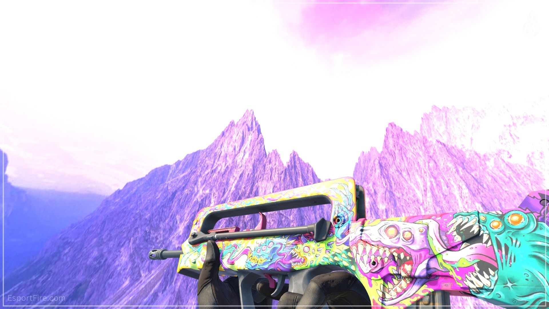 Best skin CS2 holographic skin FAMAS Bad Trip CS2 skin