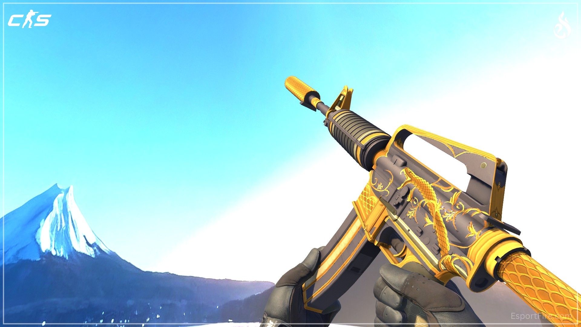 Best CS2 skins updated from CSGO to CS2 M4A1-S Golden Coil CS2 skin